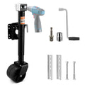 2,000 lbs Trailer Wheel Jack for RV & Boat, Fit 20-24V Cordless Drill