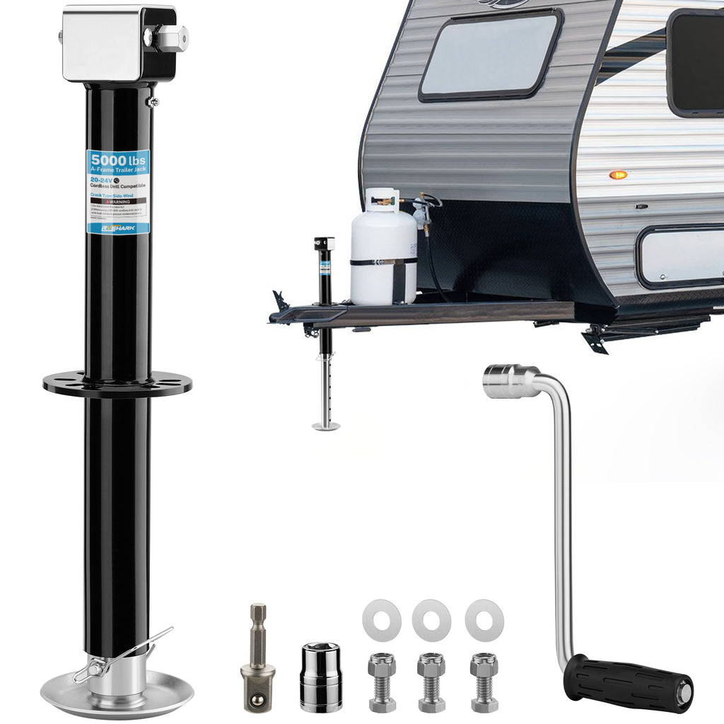 A-Frame Trailer Tongue Jack, 5000 lbs