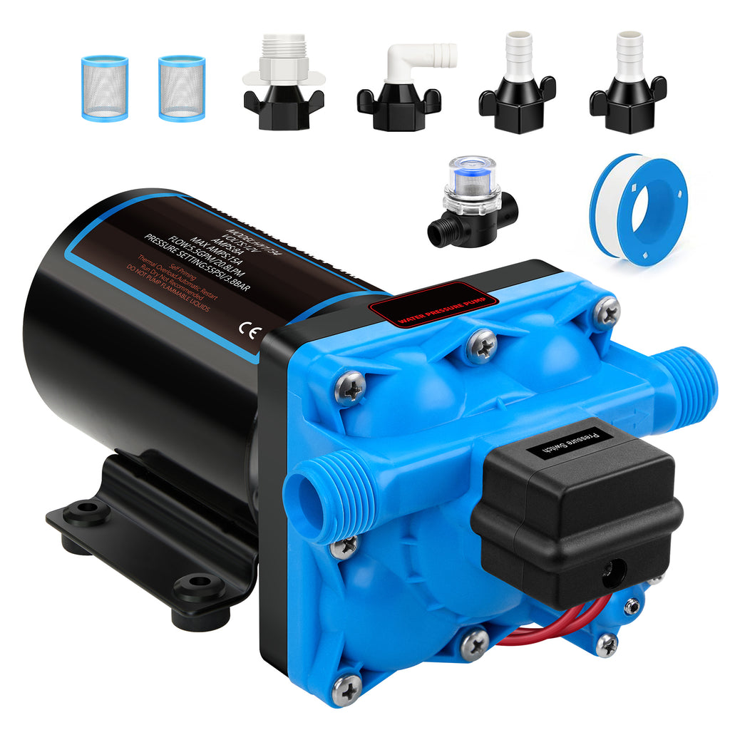 RV Fresh Water Pump 5.5 GPM