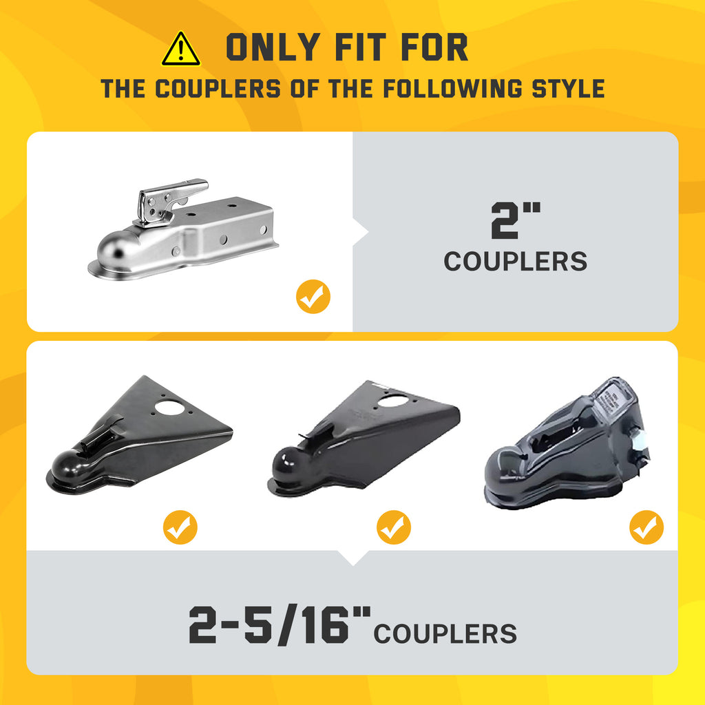 Heavy Duty Trailer Coupler Lock