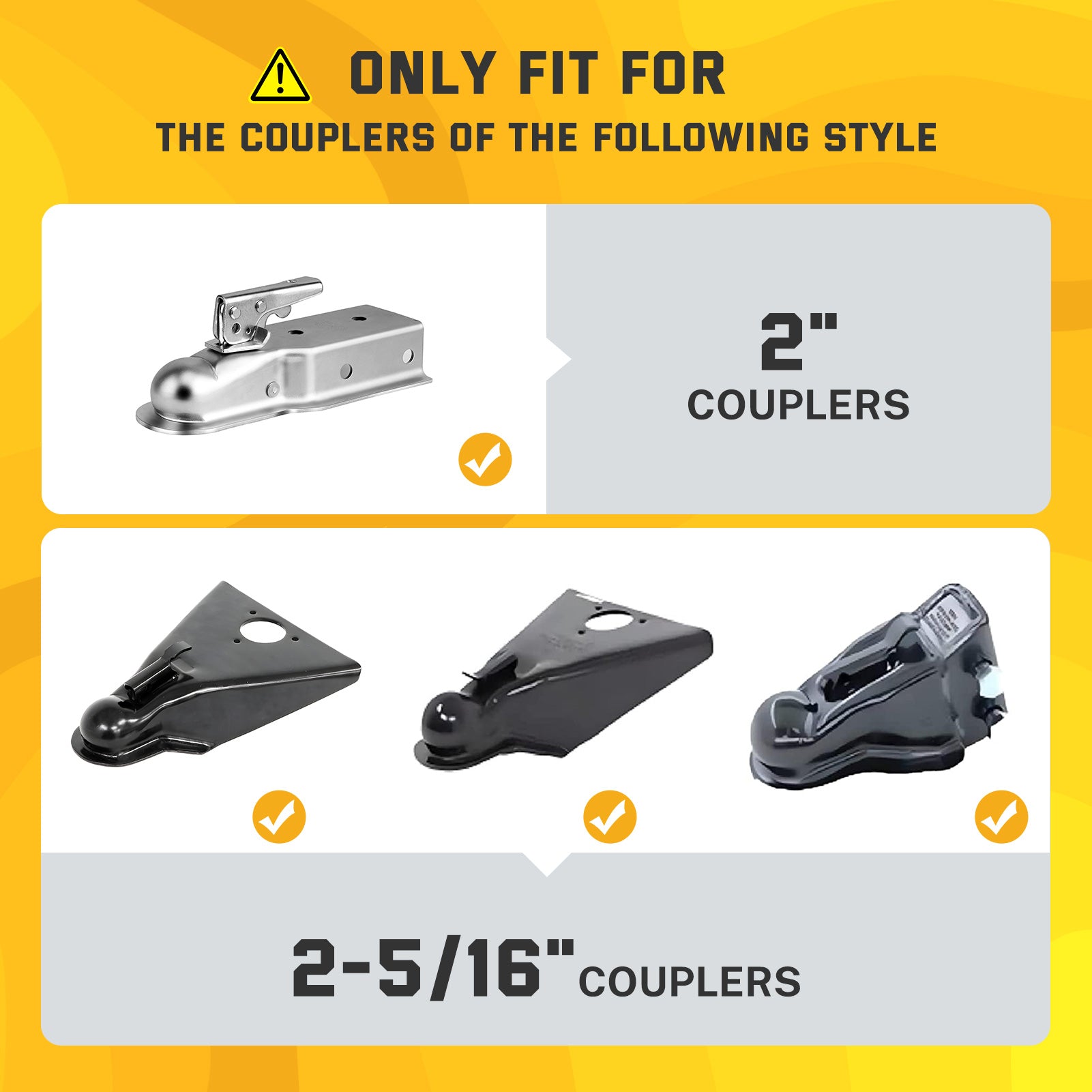 Heavy Duty Trailer Coupler Lock