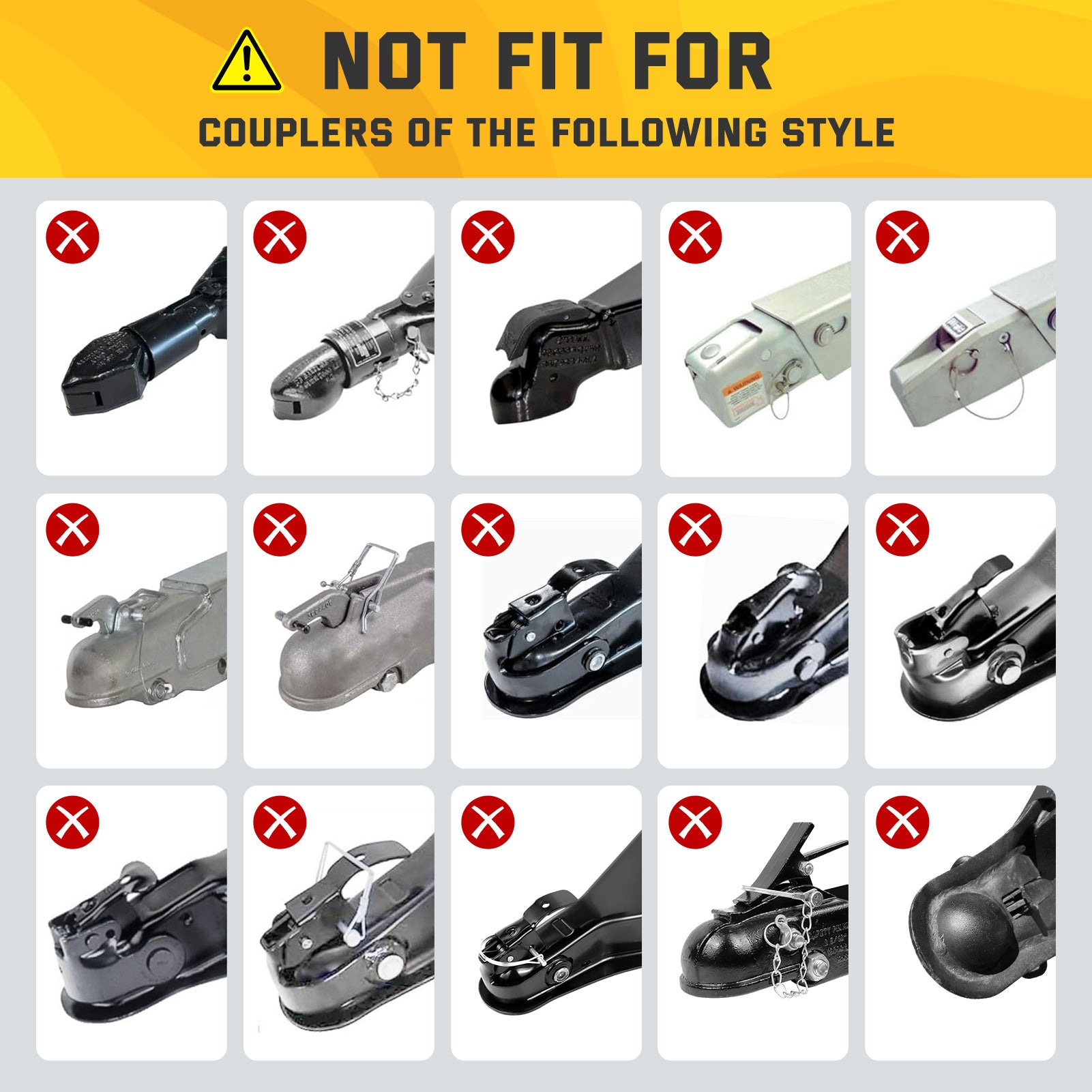 Heavy Duty Trailer Coupler Lock