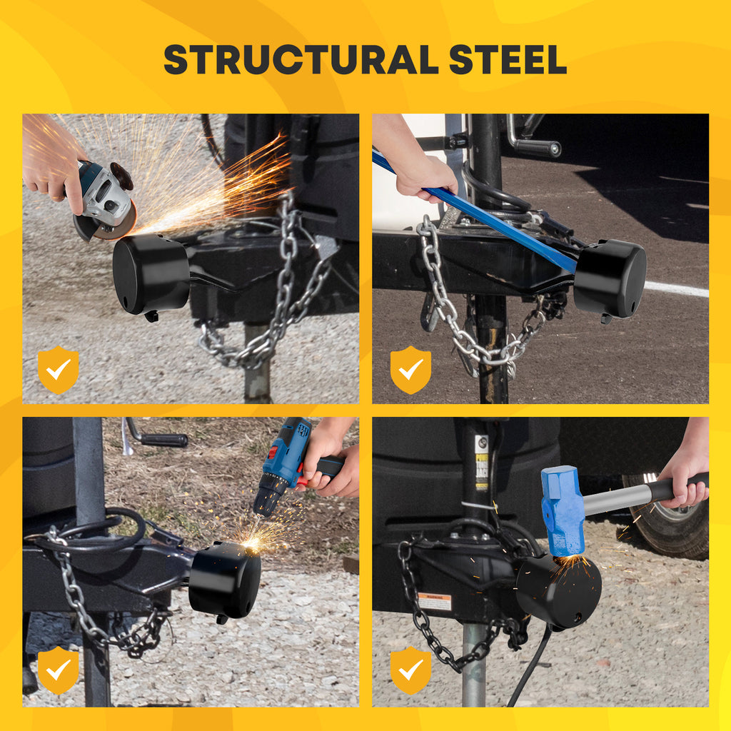 Heavy Duty Trailer Coupler Lock