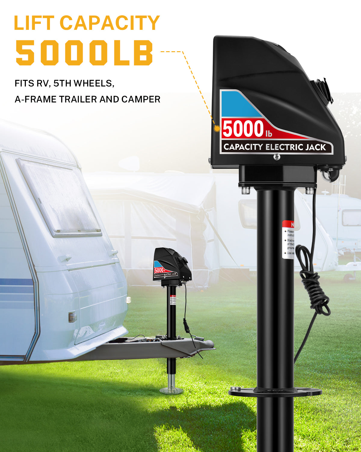 Electric Trailer Jack 5000lbs