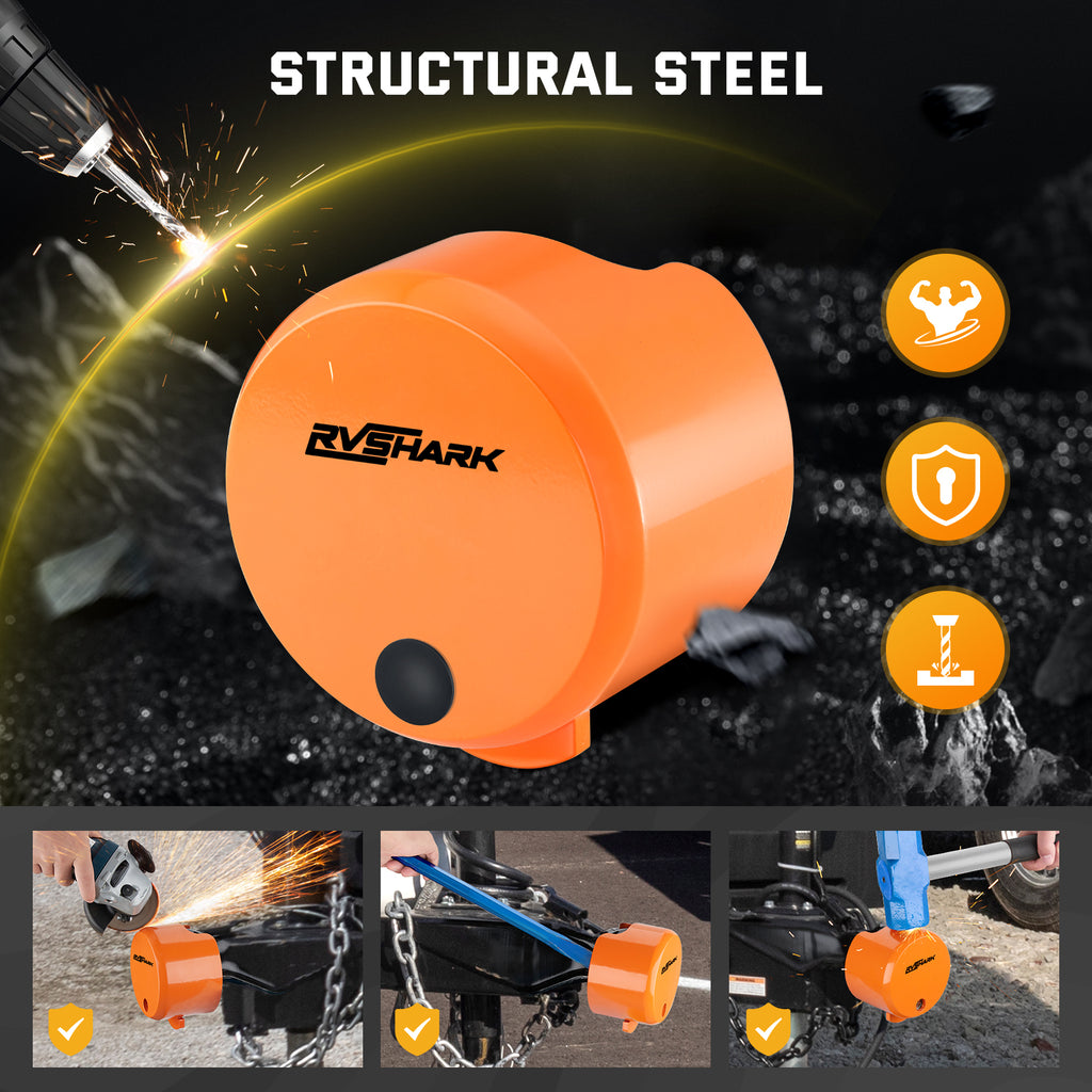 Heavy Duty Trailer Coupler Lock