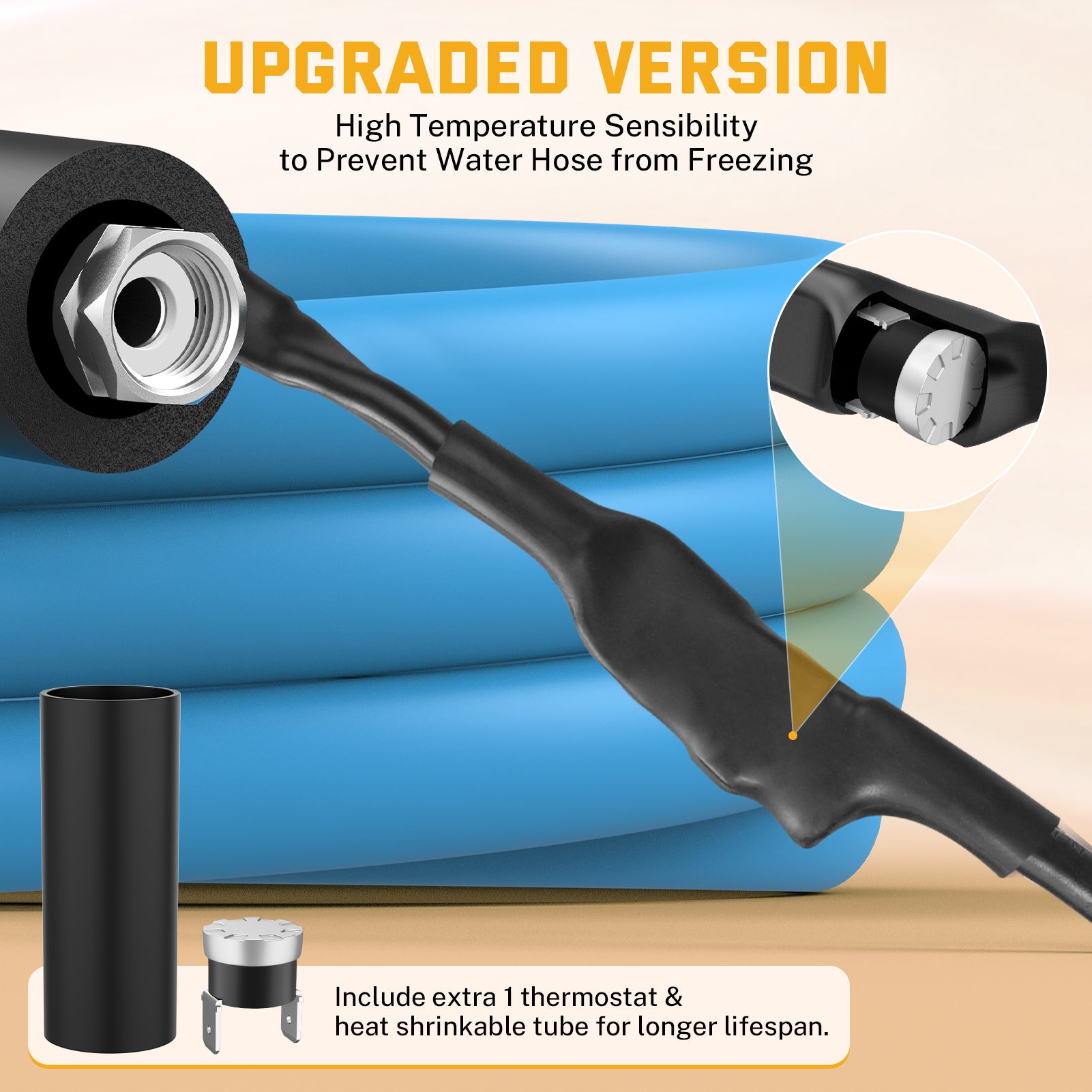 15 ft Heated RV Water Hose