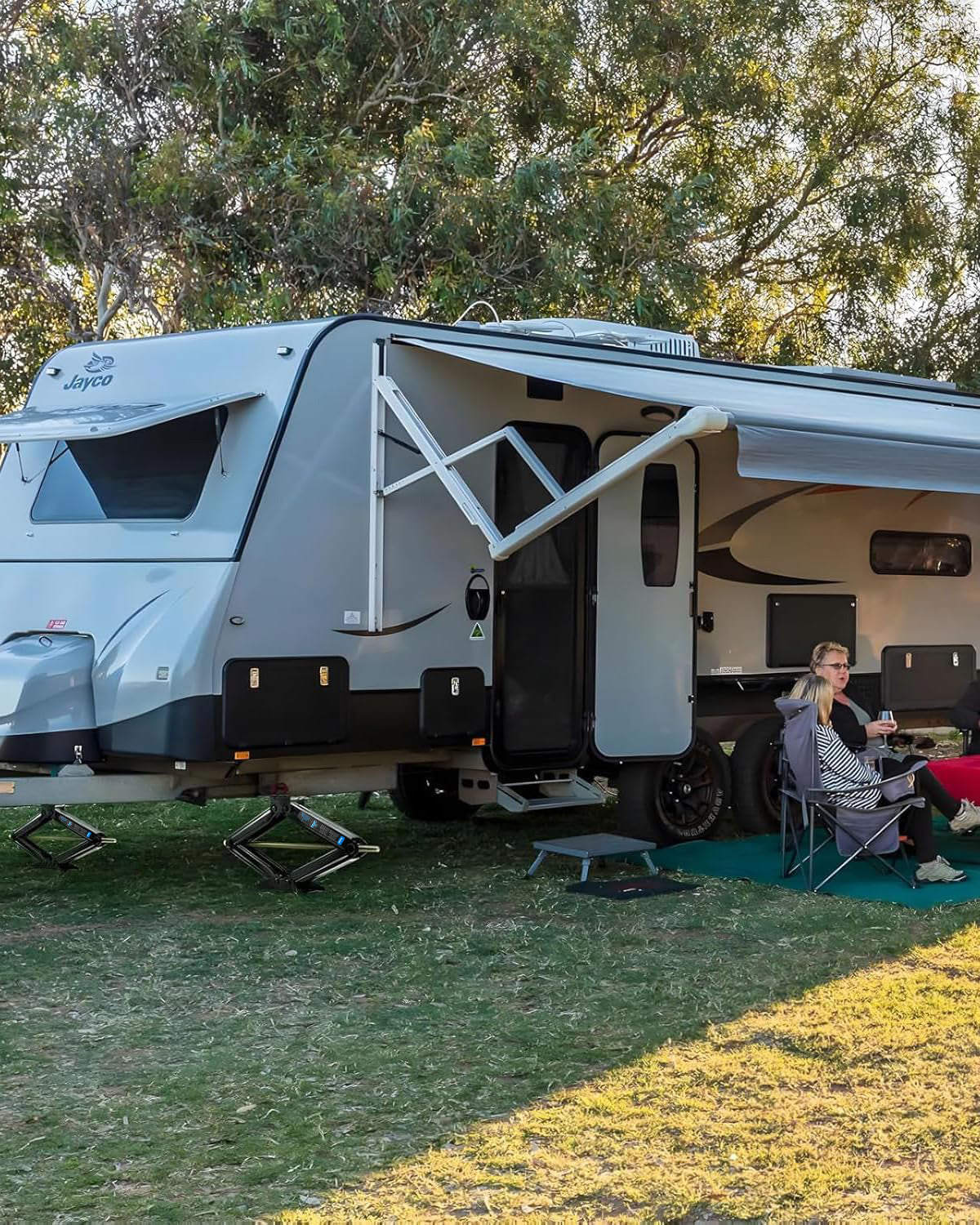 RV Stabilizer Leveling Scissor Jacks, 7500lbs 24 inch