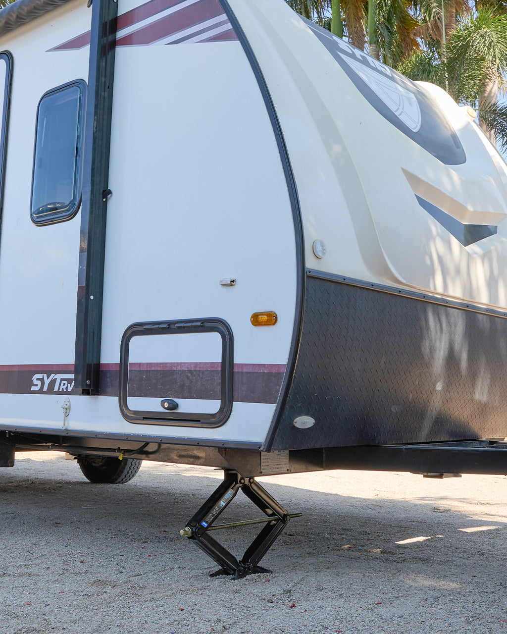 RV Stabilizer Leveling Scissor Jacks, 7500lbs 24 inch